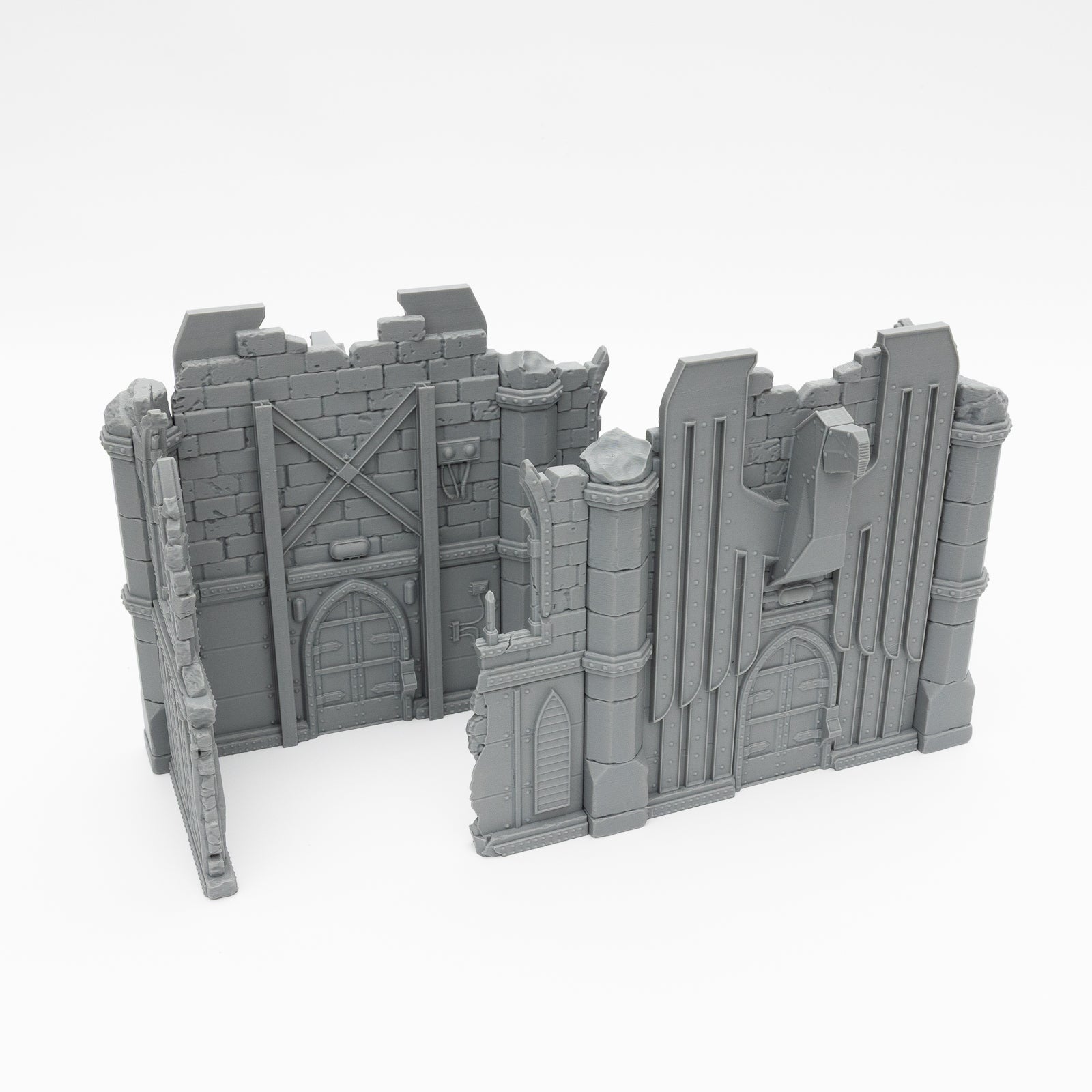 Unpainted - Modular Warhammer 40k Terrain – SciFi Gothic Set - Chapter Approved