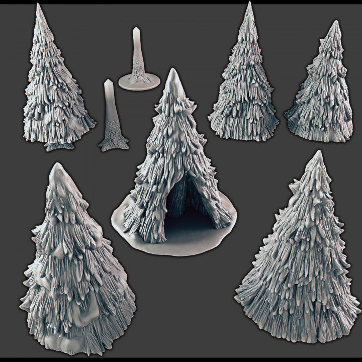 Pine Trees - Unpainted