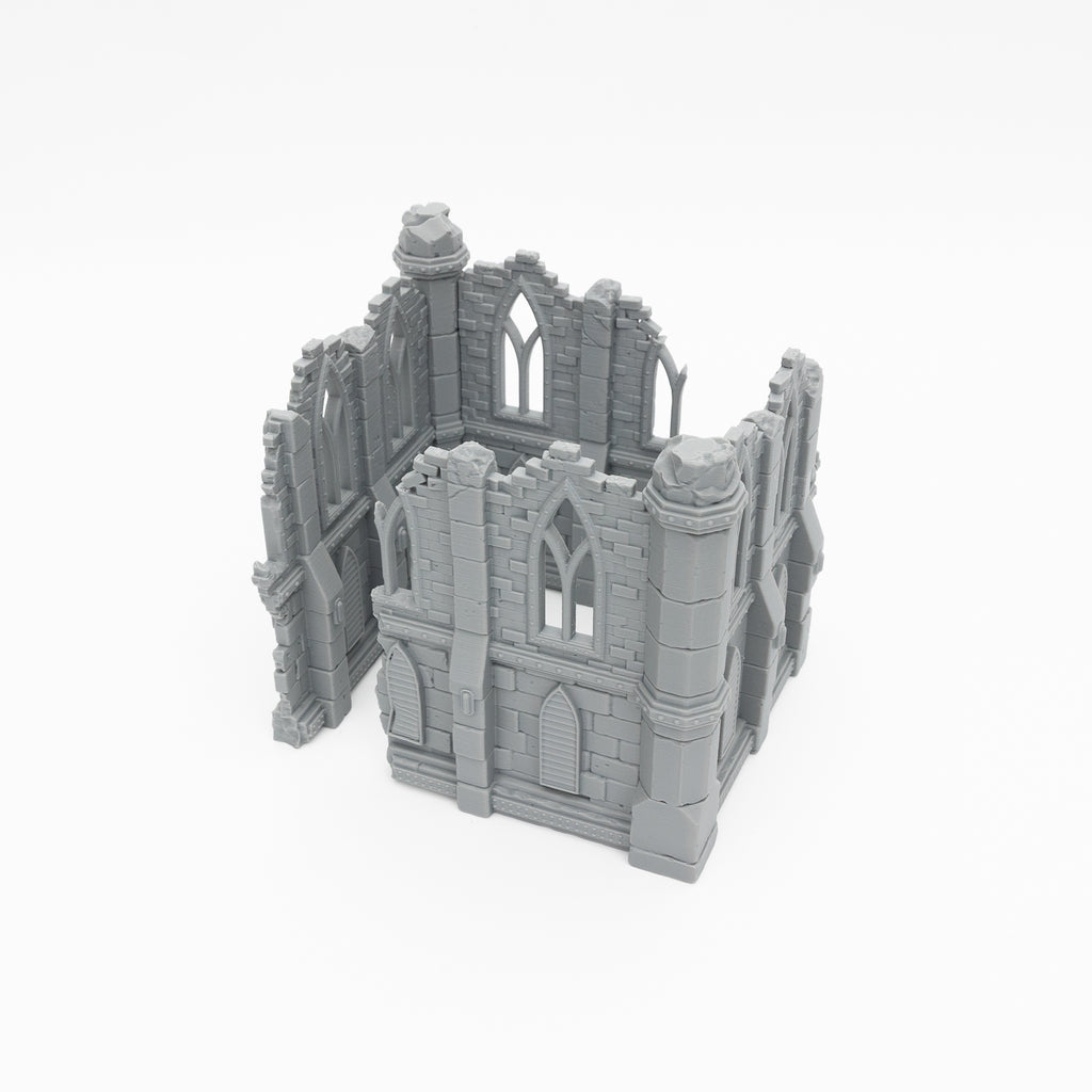 Unpainted - Modular Warhammer 40k Terrain – SciFi Gothic Set - Chapter Approved