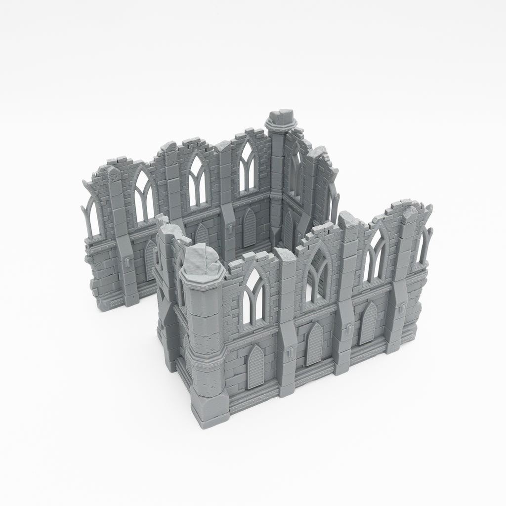 Unpainted - Modular Warhammer 40k Terrain – SciFi Gothic Set - Chapter Approved
