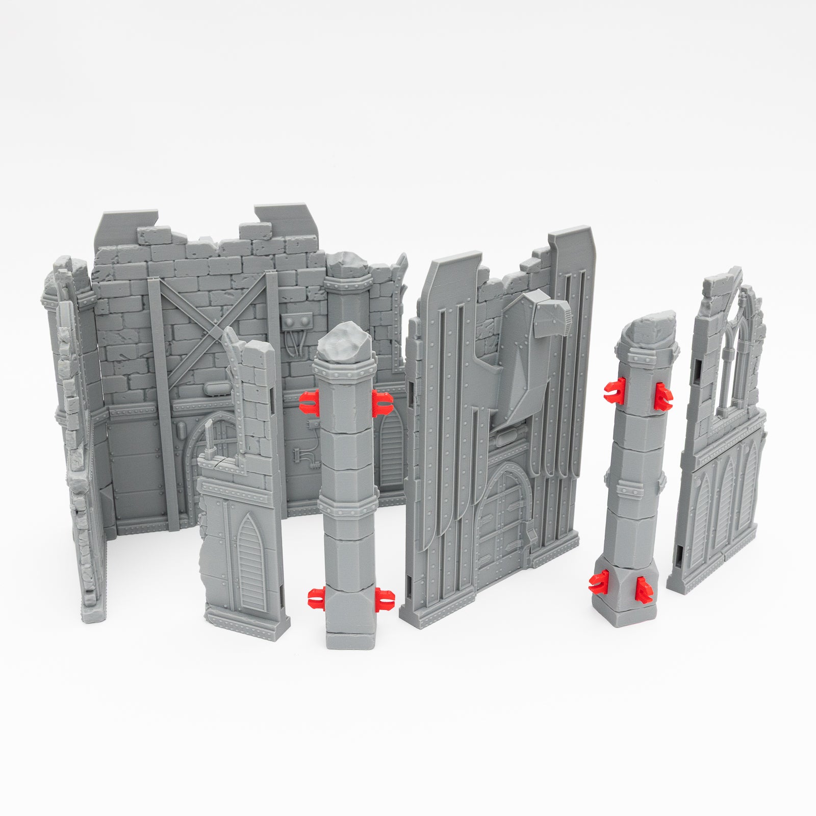 Unpainted - Modular Warhammer 40k Terrain – SciFi Gothic Set - Chapter Approved