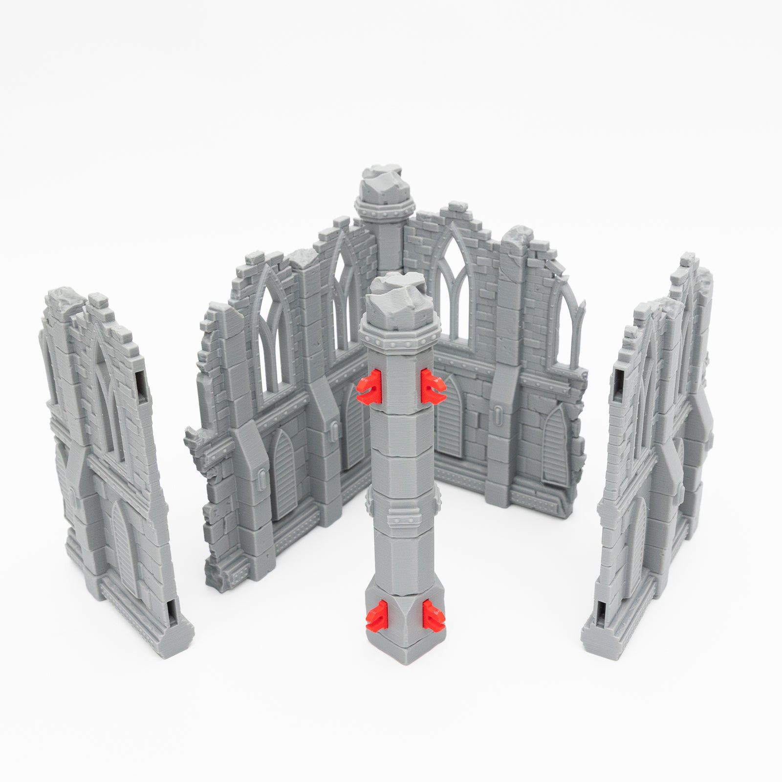 Unpainted - Modular Warhammer 40k Terrain – SciFi Gothic Set - Chapter Approved
