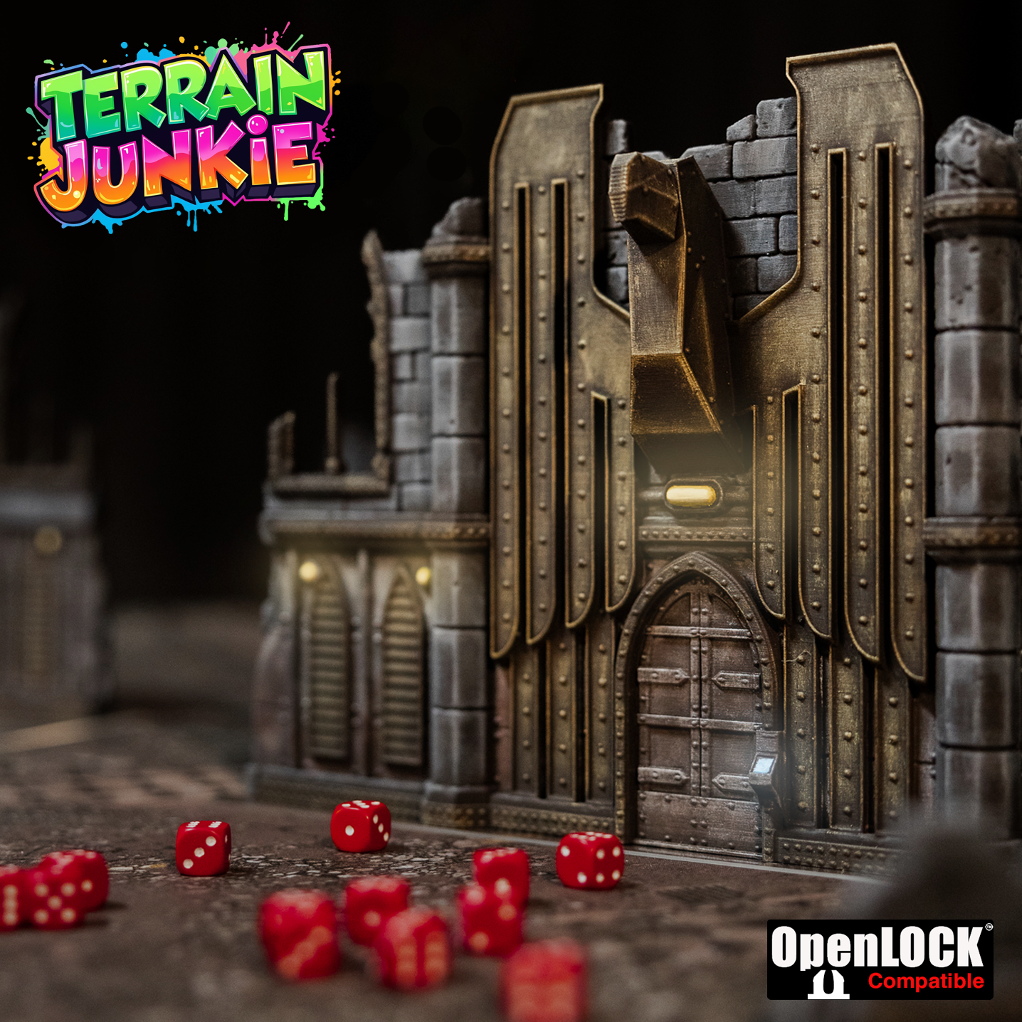 Hand Painted – SciFi Gothic - Modular Warhammer 40k Terrain - Chapter Approved